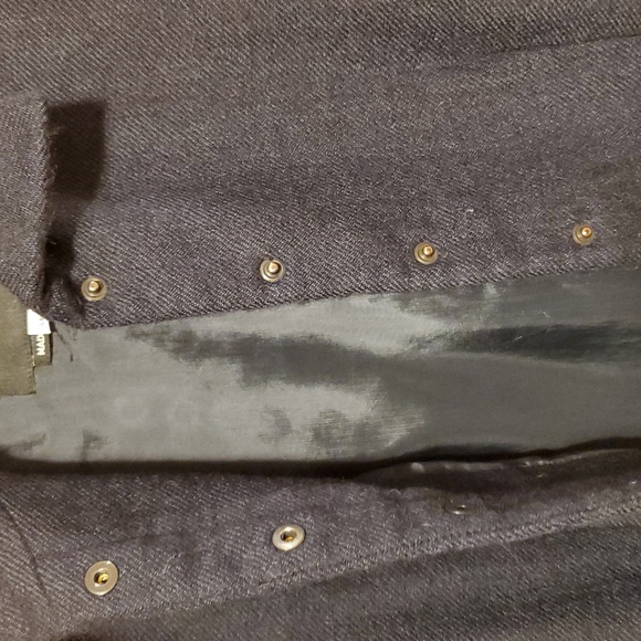 Giorgio Armani Baby Alpaca Women's Dark Blue Blazer XXS - Picture 3 of 11